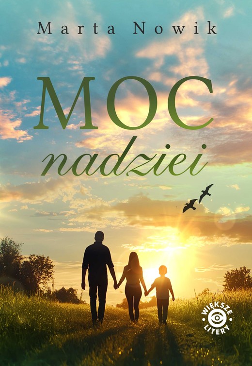 okładka Moc nadziei (większe litery) książka | Marta Nowik