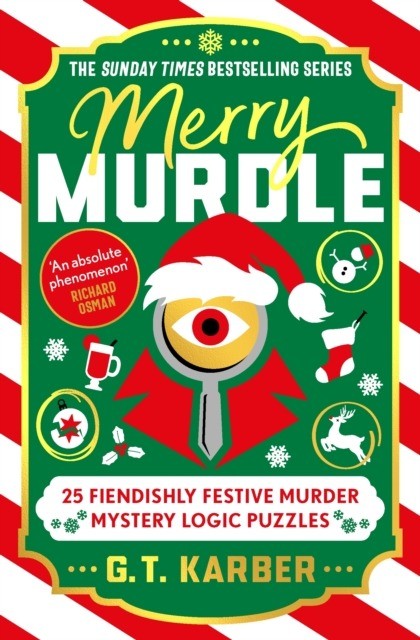okładka Merry Murdle. 25 Fiendishly Festive Murder Mystery Logic Puzzles książka