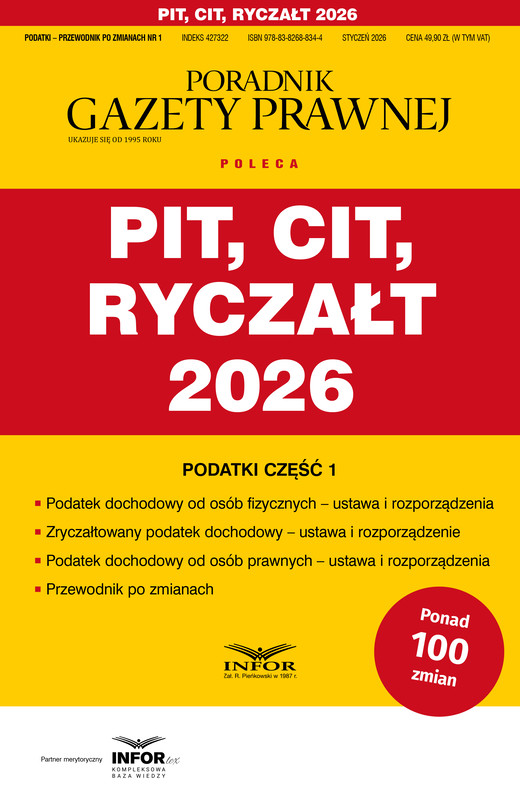 okładka PIT, CIT, ryczałt 2026 ebook | pdf | Praca zbiorowa
