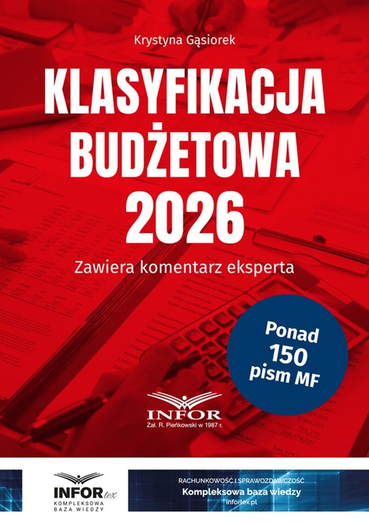 okładka Klasyfikacja budżetowa 2026 ebook | pdf | Krystyna Gąsiorek