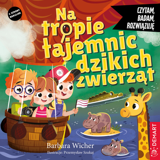 okładka Na tropie tajemnic dzikich zwierząt. Czytam, badam, rozwiązuję książka | Barbara Wicher