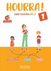 okładka Hourra 1 ćwiczenia + audio online książka | Hugues Denisot, Stephanie Rivasseau