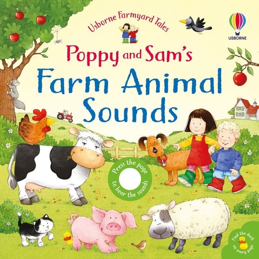 okładka Poppy and Sam's Farm Animal Sounds wer. angielska książka | Lizzie Walkley, Sam Taplin