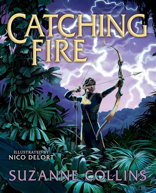 okładka Catching Fire książka | Suzanne Collins