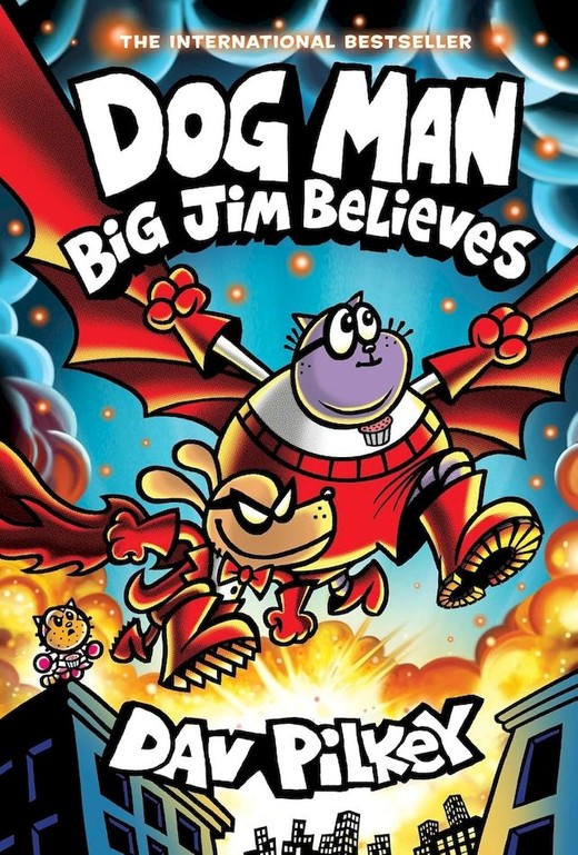 okładka Big Jim Believes. Dog Man książka | Dav Pilkey