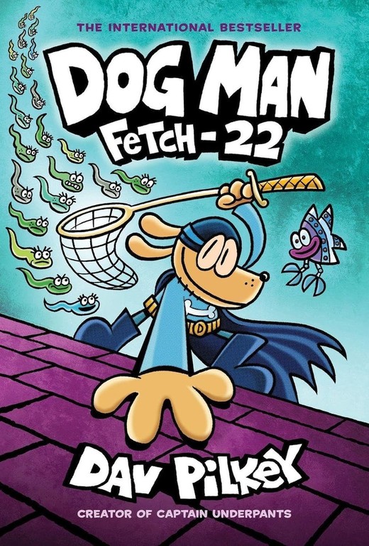 okładka Fetch. Dog Man książka | Dav Pilkey