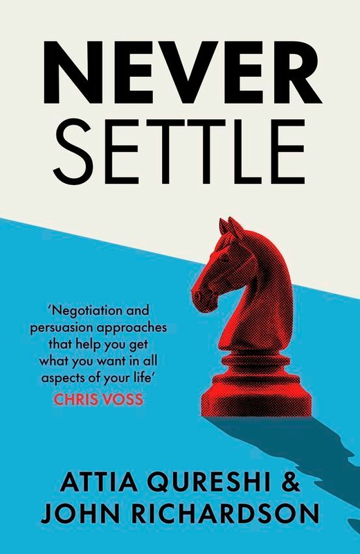 okładka Never Settle książka | Attia Qureshi, John Richardson