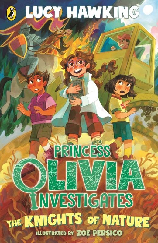 okładka Princess Olivia Investigates. The Knights of Nature książka | Lucy Hawking