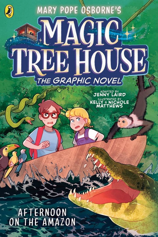 okładka Magic Tree House. Afternoon on the Amazon książka | Jenny Laird, Mary PopeOsborne