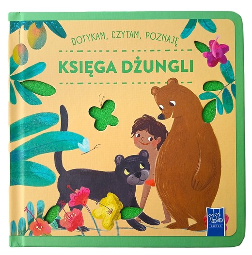 okładka Księga Dżungli. Dotykam, czytam, poznaję książka | Opracowanie zbiorowe
