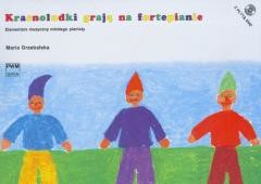 okładka Krasnoludki grają na fortepianie + DVD w.2015 PWM książka | Maria Grzebalska