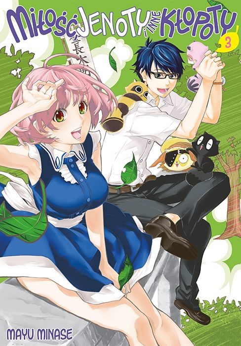 okładka Miłość, jenoty i inne kłopoty. Tom 3 książka | Mayu Minase