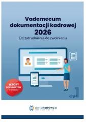 okładka Vademecum dokumentacji kadrowej 2026 książka | Praca Zbiorowa