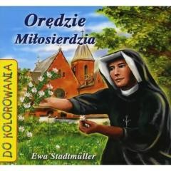 okładka Orędzie miłosierdzia - kolorowanka książka | Ewa Stadtmuller, Łukasz Zabdyr