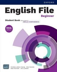 okładka English File 5E Beginner SB + online książka | Praca Zbiorowa