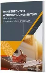 okładka 40 niezbędnych wzorów dokumentów z komentarzem... książka | Cezary Młotek, Dorota Jab, Małogorzata Skonieczna