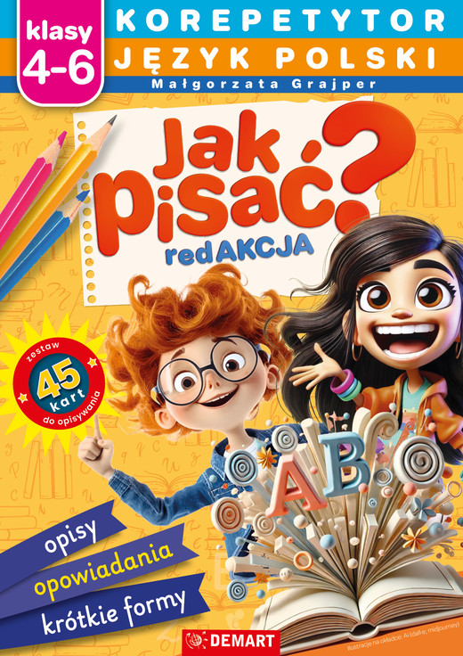 okładka Korepetytor. Język polski. Klasy 4-6. Jak pisać? Korepetytor książka | Małgorzata Grajper