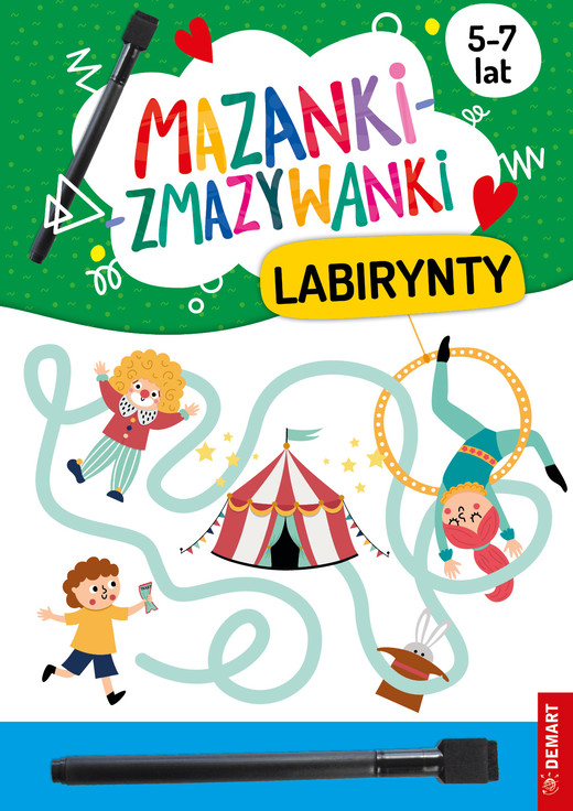 okładka Mazanki-zmazywanki. Labirynty książka | Anna Borchard