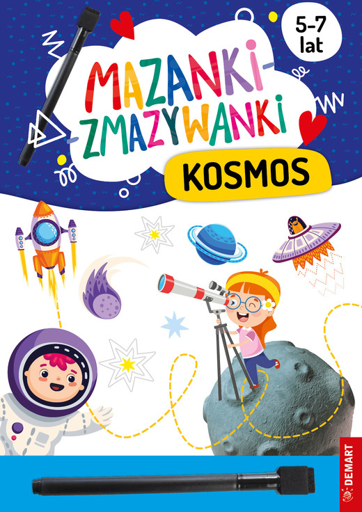 okładka Mazanki-zmazywanki. Kosmos książka | Anna Borchard