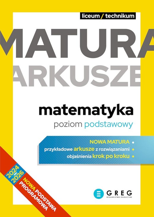 okładka Matematyka. Matura. Arkusze. Poziom podstawowy książka | Marlena Andrzejczak, Jadwiga Geniec, Magdalena Dyrek