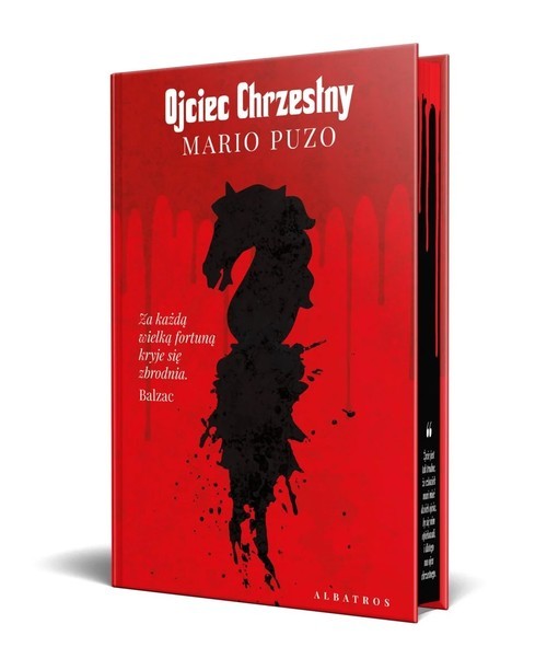 okładka Ojciec Chrzestny barwione brzegi książka | Mario Puzo