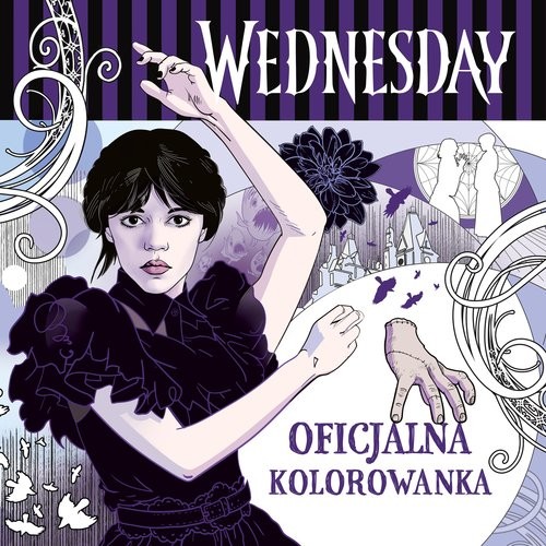 okładka Wednesday. Oficjalna kolorowanka książka | Opracowanie zbiorowe