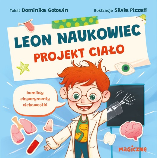 okładka Leon naukowiec. Projekt ciało książka | Gołowin Dominika