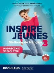 okładka Inspire Jeunes 3 podręcznik + kod książka | Praca Zbiorowa