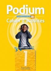 okładka Podium 1 ćwiczenia + Parcours digital książka | Praca Zbiorowa