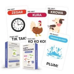 okładka Karty obrazkowe - Onomatopeje książka