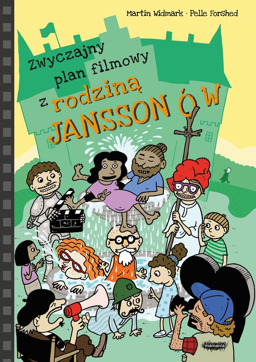 okładka Zwyczajny plan filmowy z rodziną Janssonów książka | Martin Widmark