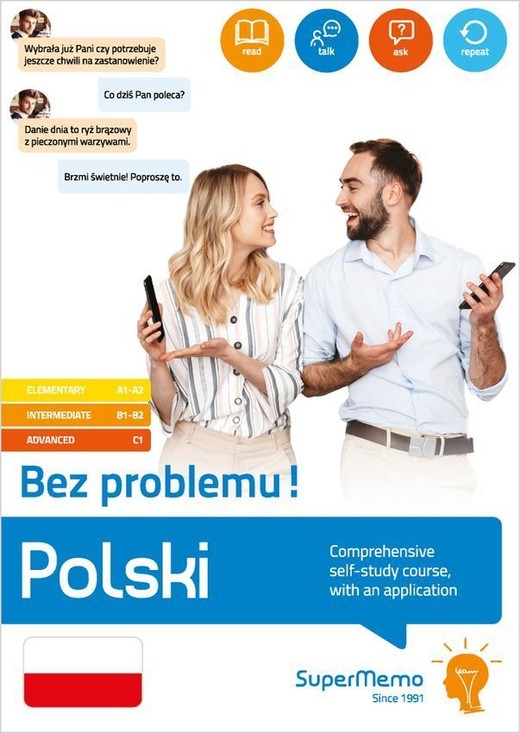 okładka Polski. Bez problemu! Comprehensive self-study course, with an application książka | Opracowanie zbiorowe