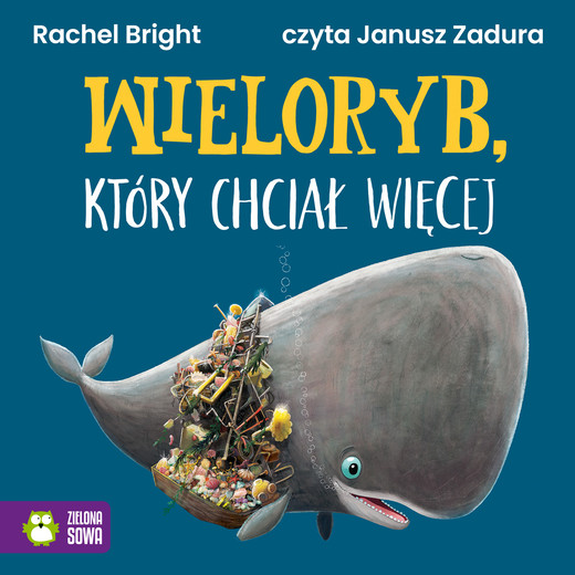 okładka Wieloryb, który chciał więcej audiobook | MP3 | Rachel Bright