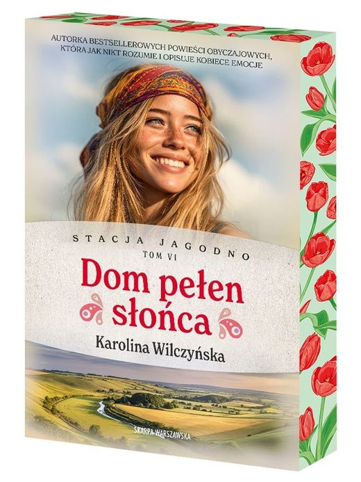 okładka Stacja Jagodno. Dom pełen słońca (ilustrowane brzegi) książka | Karolina Wilczyńska