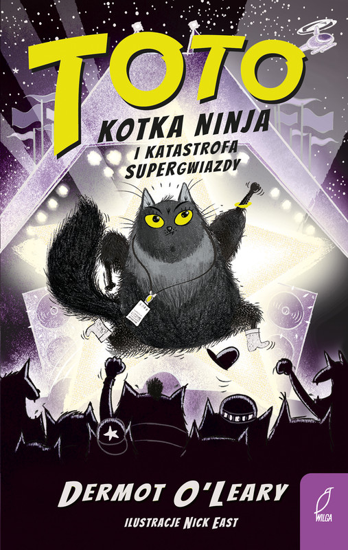 okładka Toto. Kotka ninja i katastrofa supergwiazdy książka | Dermot O'Leary