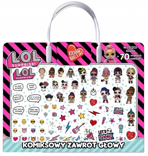 okładka L.O.L. Surprise! Kocham naklejać cz.2 książka | Praca Zbiorowa