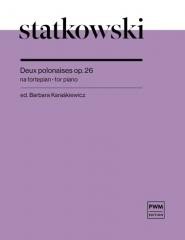okładka Deux polonaises op. 26 nuty na fortepian książka | Roman Statkowski