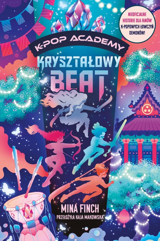 okładka Kryształowy beat. K-Pop Academy. Tom 3 książka | Finch Mina