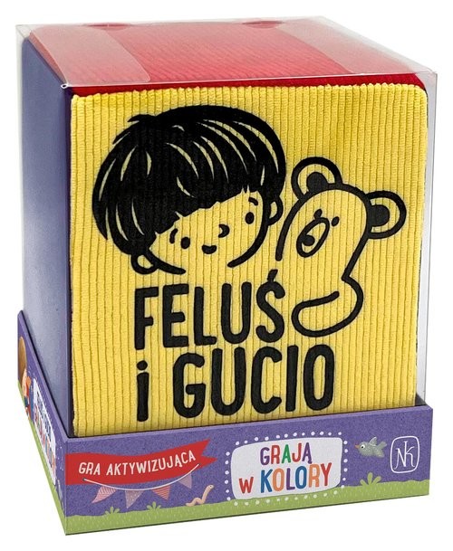 okładka Feluś i Gucio grają w kolory książka | Justyna Kesler