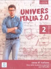 okładka UniversItalia 2.0 B1/B2 podr. + ćw + 2CD książka | Danila Piotti, Elena Carrara, Giulia deSavorgnani