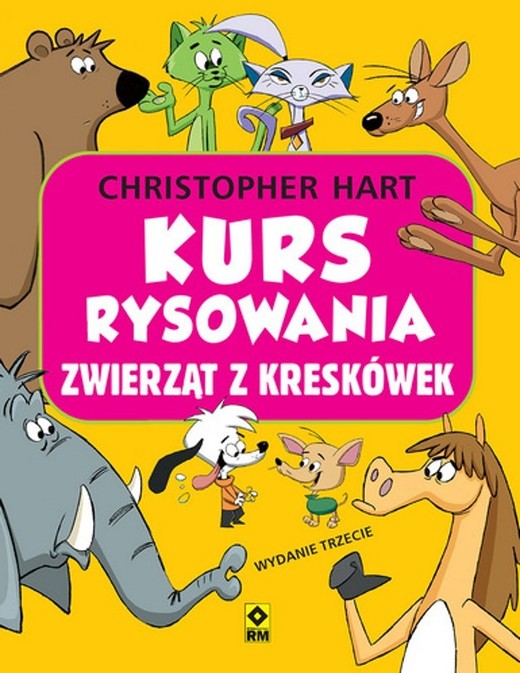 okładka Kurs rysowania zwierząt z kreskówek książka | Christopher Hart