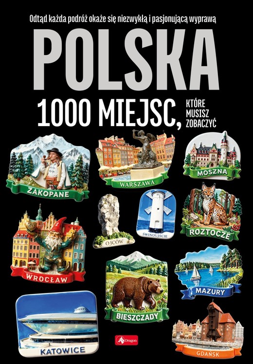 okładka Polska - 1000 miejsc książka | Opracowanie zbiorowe