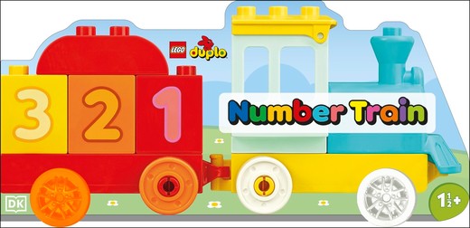 okładka LEGO DUPLO Number Train książka | Opracowanie zbiorowe