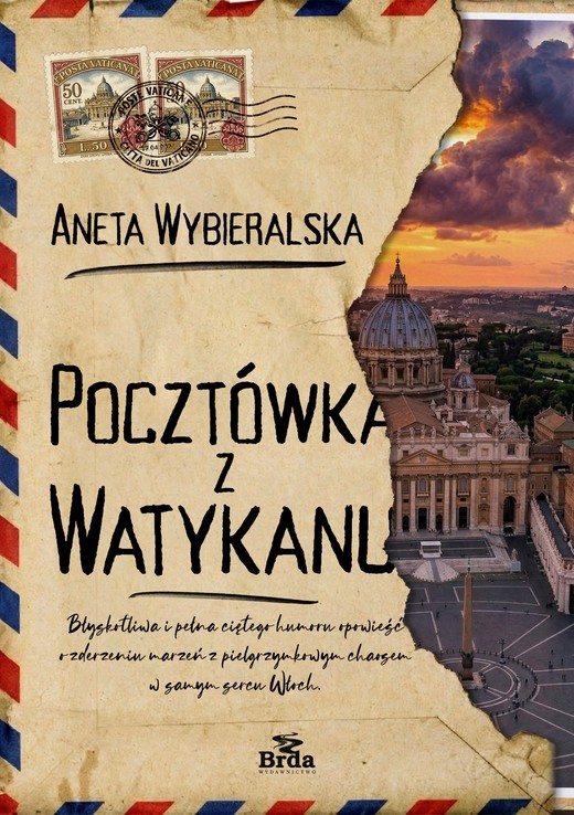 okładka Pocztówka z Watykanu książka | Aneta Wybieralska