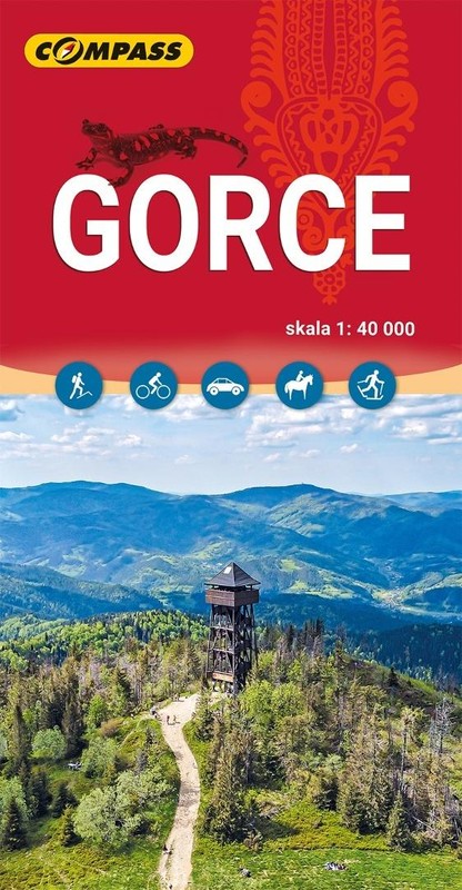 okładka Mapa - Gorce 1:40 000 książka | Praca Zbiorowa