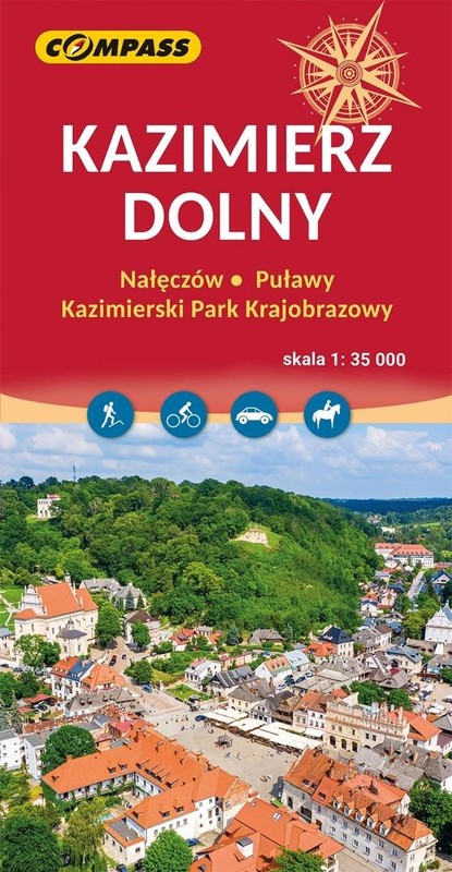 okładka Mapa - Kazimierz Dolny. Nałęczów, Puławy... książka | Praca Zbiorowa