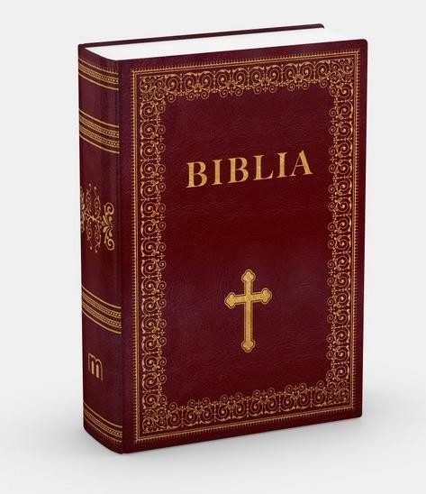 okładka Biblia Edukacyjna w obwolucie komunijnej książka | Praca Zbiorowa