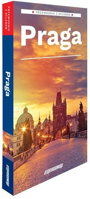 okładka Praga przewodnik z atlasem książka | Katarzyna Byrtek