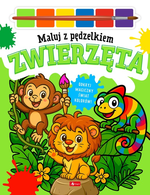 okładka Maluj pędzelkiem. Zwierzęta książka | Baturo Wojciech