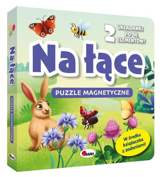 okładka Na łące. Puzzle magnetyczne książka | Opracowanie zbiorowe